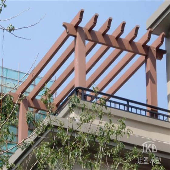 廊坊屋顶木塑花架