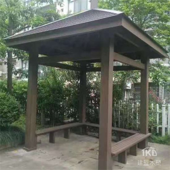 廊坊四角木塑凉亭